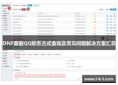 DNF客服QQ联系方式查询及常见问题解决方案汇总